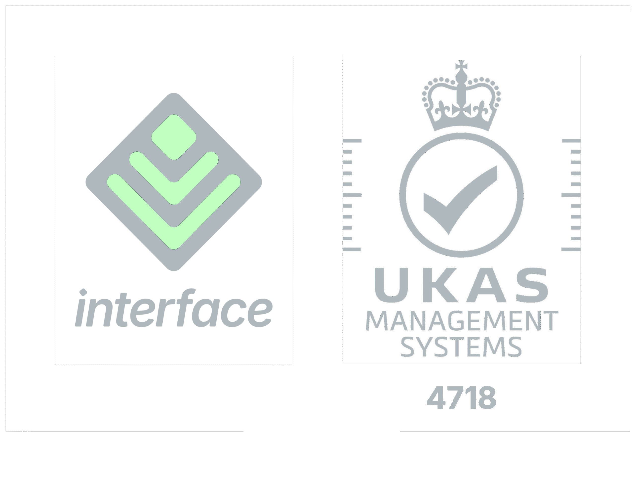 ISO 9001 certification mark without the ISO9001 wordmark